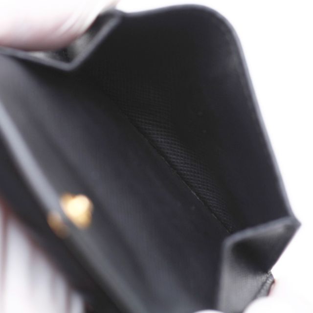 PRADA(プラダ)の☆K2909M プラダ サフィアーノ ロゴ文字金具 本革 三つ折 ミニ 財布 レディースのファッション小物(財布)の商品写真