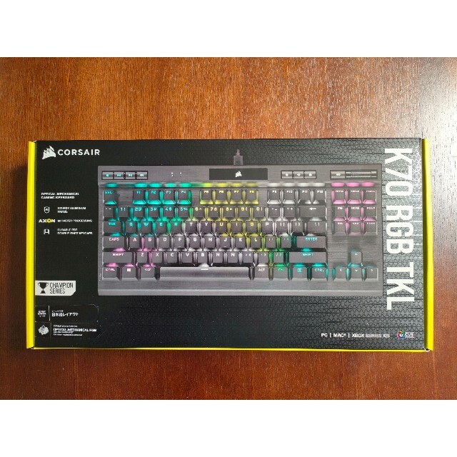 Corsair K70 RGB TKL OPX 日本語配列 ゲーミングキーボード