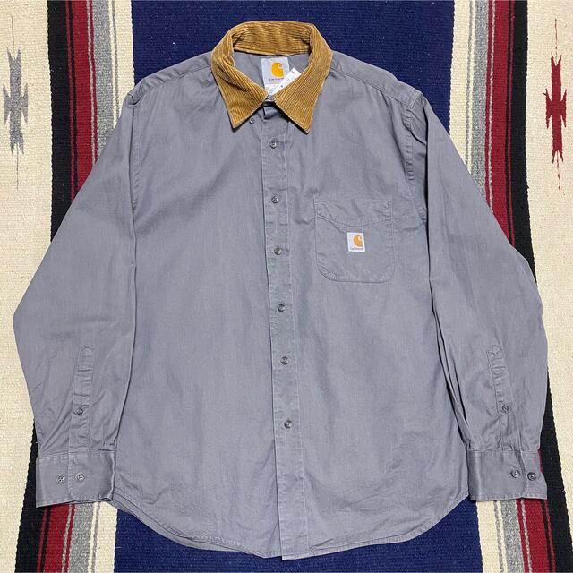 carhartt(カーハート)の90s 古着 カーハート コーデュロイ シャツ ビッグシルエット ゆるだぼ メンズのトップス(シャツ)の商品写真