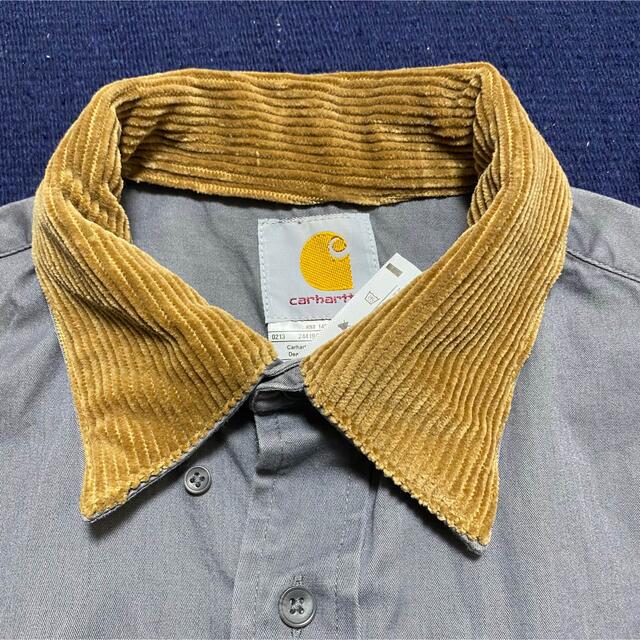 carhartt(カーハート)の90s 古着 カーハート コーデュロイ シャツ ビッグシルエット ゆるだぼ メンズのトップス(シャツ)の商品写真