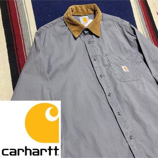 カーハート(carhartt)の90s 古着 カーハート コーデュロイ シャツ ビッグシルエット ゆるだぼ(シャツ)