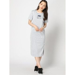 フィラ(FILA)の【WT】フィラ/(W)ストライプロング丈Tシャツ(カットソー(長袖/七分))