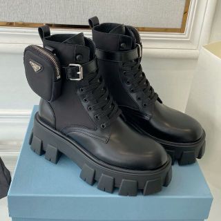 プラダ レースアップブーツ ブーツ(レディース)の通販 10点 | PRADAの ...