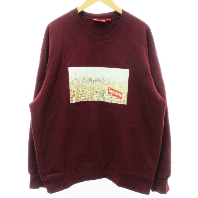 スウェットLサイズ Supreme Aerial Crewneck