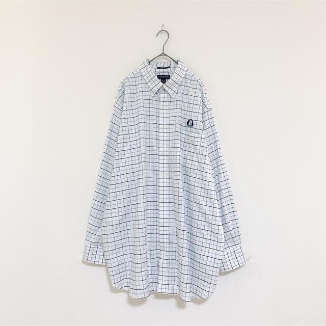 LANDS' END check L/S shirt