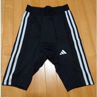 アディダス(adidas)のテックフィット スリーストライプス トレーニングショートタイツ(レギンス/スパッツ)