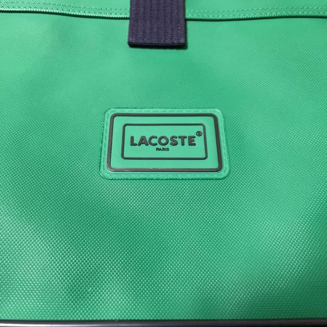 90's CHEMISE LACOSTE 2way ショルダーバッグ グリーン