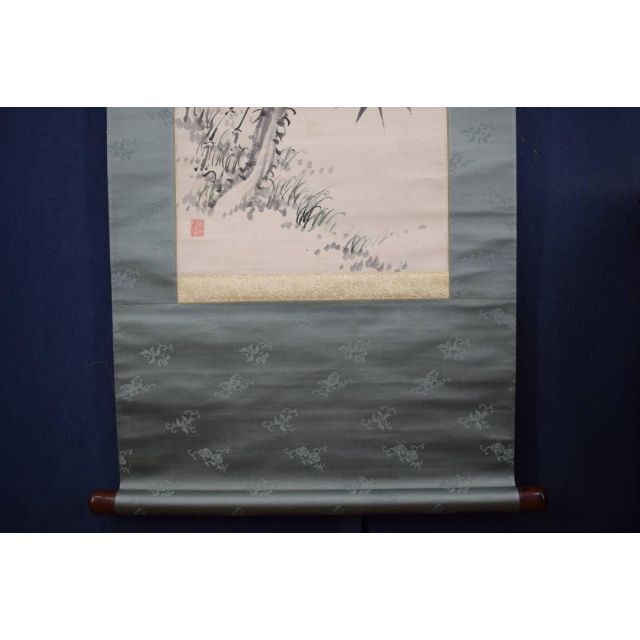 真作】藤本鉄石/梅竹画賛/掛軸☆宝船☆W-254 J 【大注目】 51.0%OFF