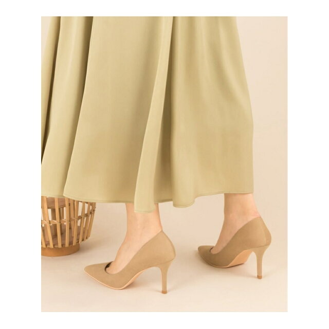 RANDA(ランダ)の【BEIGE】RANDA/ポインテッドトゥハイヒールパンプス レディースの靴/シューズ(ハイヒール/パンプス)の商品写真