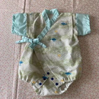 ハンドメイド　ロンパース甚兵衛　70 🐳②(甚平/浴衣)