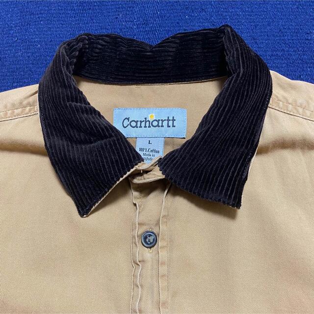 carhartt(カーハート)の90s 古着 カーハート コーデュロイ シャツ ビッグシルエット ゆるだぼ メンズのトップス(シャツ)の商品写真