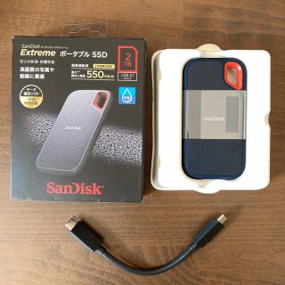 サンディスク(SanDisk)のSanDisk ポータブル SSD 2TB （USB Type-C）(PC周辺機器)