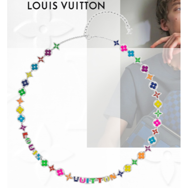 Louis Vuitton Monogram Party Bracelet Silver Multicolor MP3282