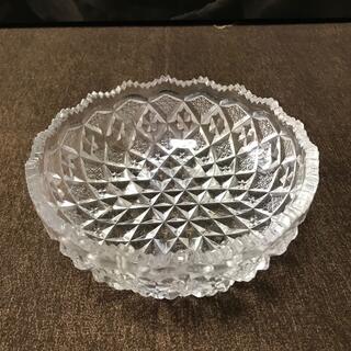 ガラス製　カットガラス　器　中鉢　一皿(食器)