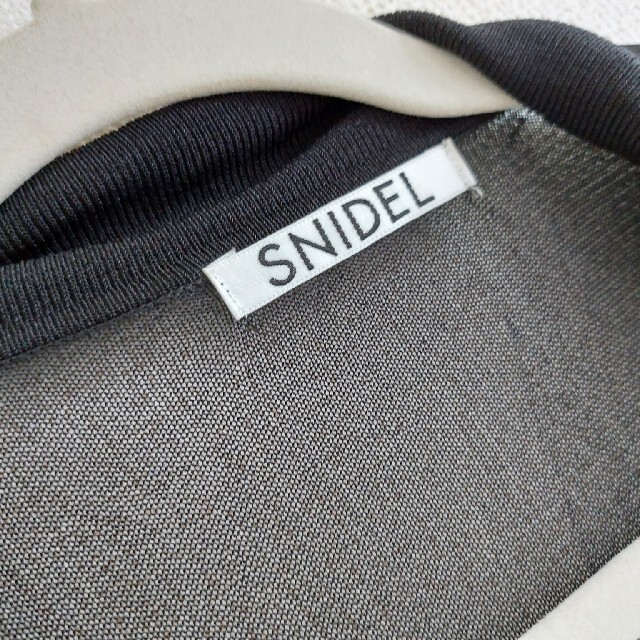 SNIDEL(スナイデル)のスナイデル　シースルーニットジャケット レディースのジャケット/アウター(テーラードジャケット)の商品写真