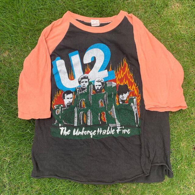 vintage 80's U2 バンドTシャツ ラグランTシャツ 90's - Tシャツ ...