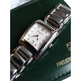 フレデリックコンスタント(FREDERIQUE CONSTANT)のフレデリックコンスタント  美品  10Pダイヤモンド レディース(腕時計)