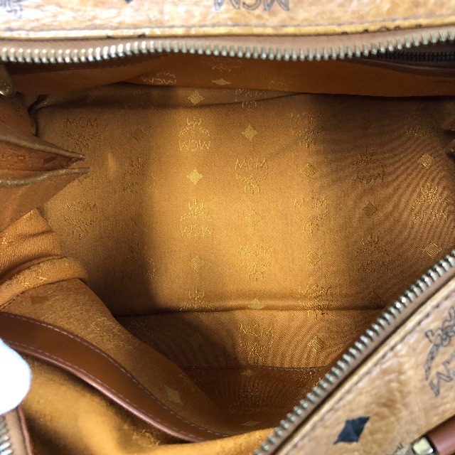 MCM(エムシーエム)の【値下げ中】エムシーエム MCM ミニボストンバッグ ハンドバッグ ヴィセトス レディースのバッグ(ハンドバッグ)の商品写真