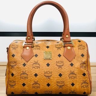 エムシーエム(MCM)の【値下げ中】エムシーエム MCM ミニボストンバッグ ハンドバッグ ヴィセトス(ハンドバッグ)