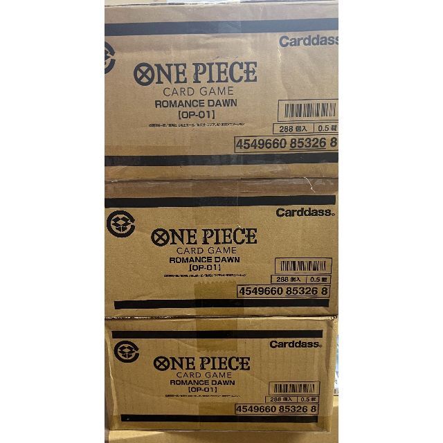 新品 】 ONE 1カートン DAWN PIECEカードゲームROMANCE Box/デッキ
