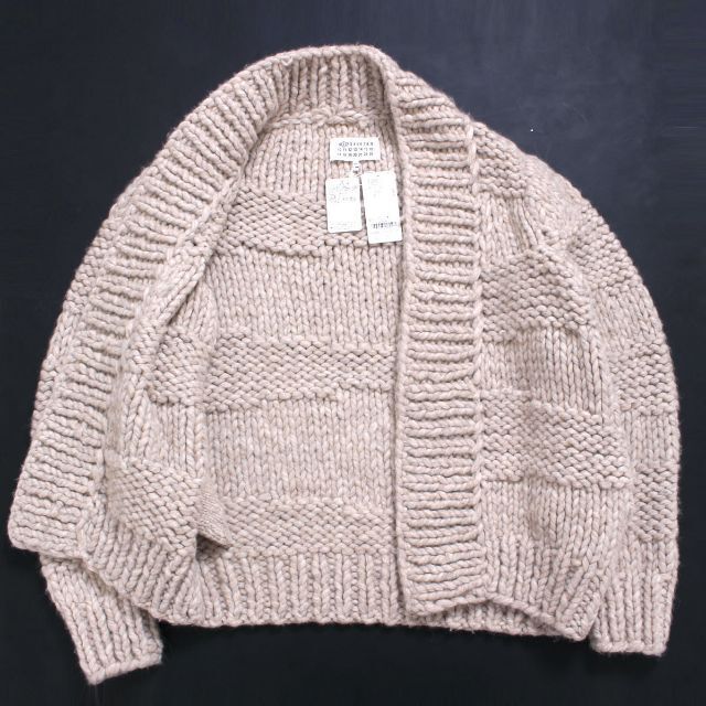 格安販売の Martin Maison Margiela ベージュ カーディガン アルパカ混