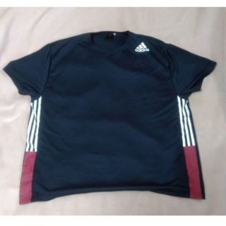 アディダス(adidas)のアディダス　メッシュ半袖Tシャツ　5L(6XO)　大きいサイズ　使用品(Tシャツ/カットソー(半袖/袖なし))