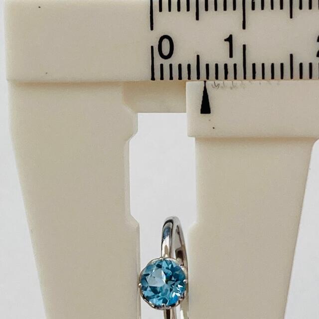 プラチナ　950 Pt950 リング　指輪　ブルートパーズ　ジュエリー　宝石