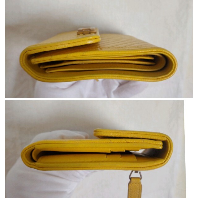 ❤お値下げ良品❤ ボーイシャネル コンパクトウォレット キャビアスキン