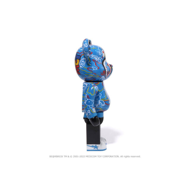 A BATHING APE(アベイシングエイプ)のBAPE® BE@RBRICK LINE CAMO SHARK 1000% エンタメ/ホビーのフィギュア(その他)の商品写真