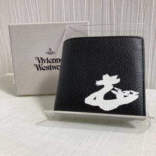 ヴィヴィアンウエストウッド(Vivienne Westwood)のVIVIENNE WESTWOOD ウエストウッド メンズ 二つ折り財布 黒白(折り財布)