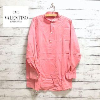 80s イタリア製 VALENTINO UOMO シルク 半袖シャツ