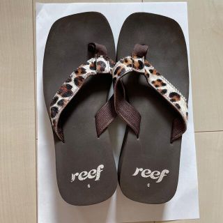 ハワイアナス(havaianas)の専用　reef ヒール　ビーチサンダル　レオパード(ビーチサンダル)