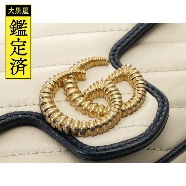 GUCCI グッチ GGマーモント ミニチェーンショルダー 574969 レザー