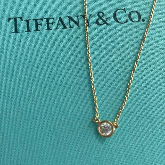 人気 Tiffany & Co. - ティファニー バイザヤードネックレス 0.25