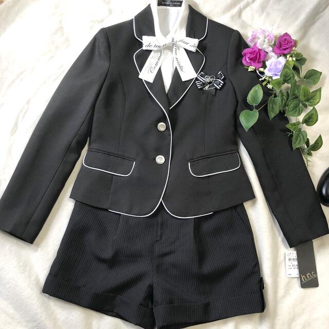 HIROMICHI NAKANO(ヒロミチナカノ)の新品　卒服　ヒロミチナカノ　フォーマルセット　卒業入学式　160 ♡匿名配送♡ キッズ/ベビー/マタニティのキッズ服女の子用(90cm~)(ドレス/フォーマル)の商品写真