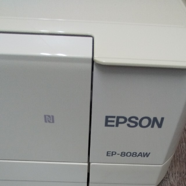 EPSON(エプソン)のエプソンプリンターEP-808AW白 スマホ/家電/カメラのPC/タブレット(PC周辺機器)の商品写真