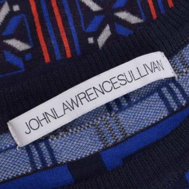 JOHN LAWRENCE SULLIVAN(ジョンローレンスサリバン)のJOHN LAWRENCE SULLIVAN 総柄 コットン ニット メンズのトップス(ニット/セーター)の商品写真