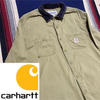 カーハート(carhartt)の90s 古着 カーハート コーデュロイ シャツ ビッグシルエット ゆるだぼ(シャツ)