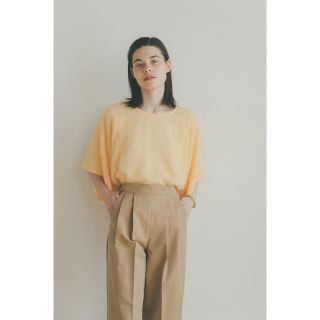 クラネ(CLANE)のCLANE  FLUFFY FRINGE TOPS(カットソー(半袖/袖なし))