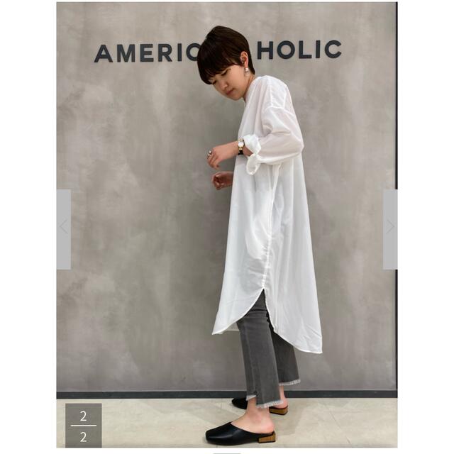 AMERICAN HOLIC(アメリカンホリック)のAMERICAN HOLIC シャツワンピース レディースのトップス(シャツ/ブラウス(長袖/七分))の商品写真