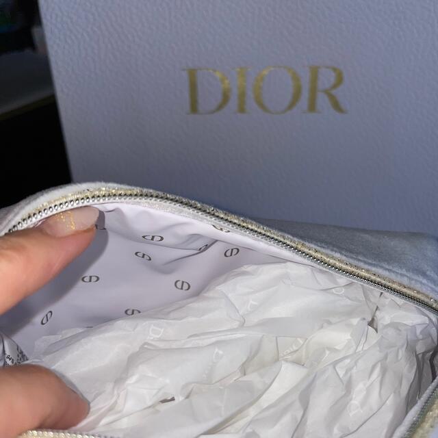 Dior(ディオール)のディオール ベロア調ポーチ レディースのファッション小物(ポーチ)の商品写真