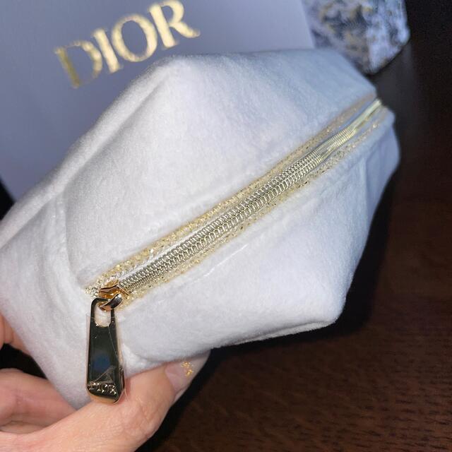 Dior(ディオール)のディオール ベロア調ポーチ レディースのファッション小物(ポーチ)の商品写真