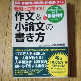 絶対に合格する！作文＆小論文の書き方 転職・採用試験、昇給試験、資格試験に使える(人文/社会)