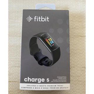 Fitbit charge5 black 新品未開封(腕時計(デジタル))