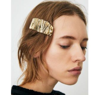 マウジー(moussy)のmoussy metal wavy バレッタ(バレッタ/ヘアクリップ)