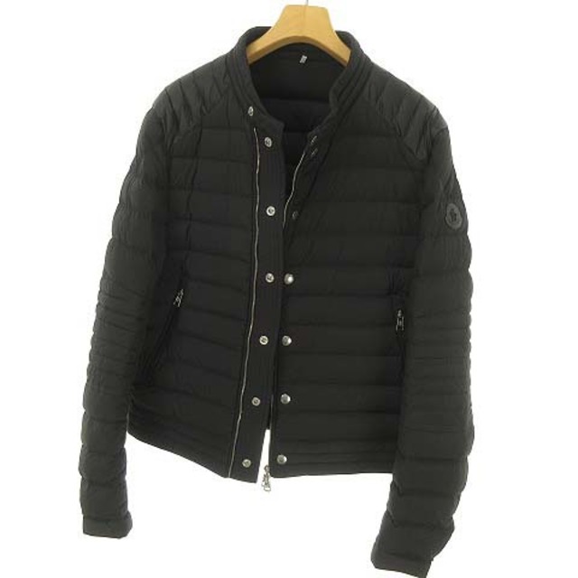 MONCLER(モンクレール)のBARRAL 2018 ライダース ダウン ジャケット ブルゾン 2 ブラック メンズのジャケット/アウター(ダウンジャケット)の商品写真