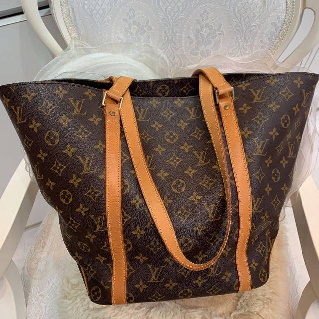 LOUIS VUITTON ルイヴィトントートバッグサックショッピングモノグラム