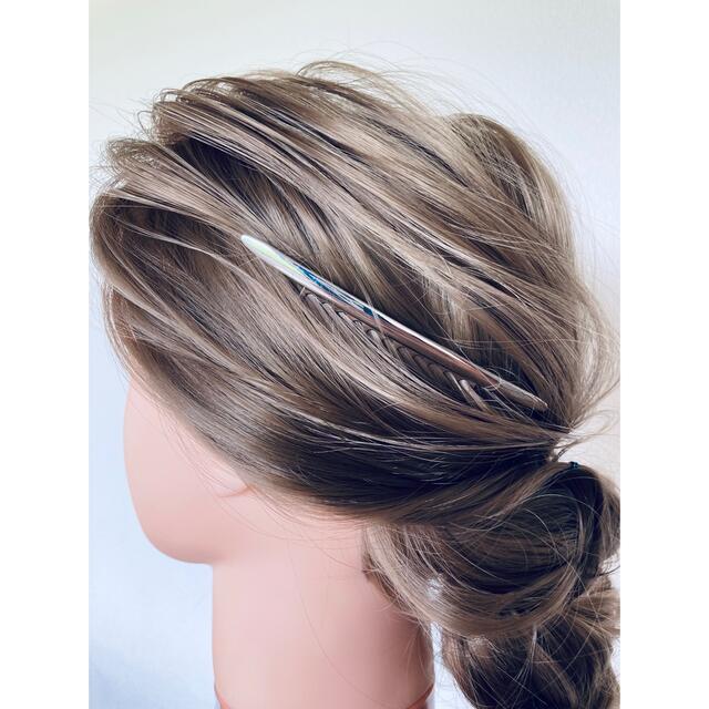 新作‼︎大人気‼︎クレセントコーム☆フラットタイプ ハンドメイドのアクセサリー(ヘアアクセサリー)の商品写真