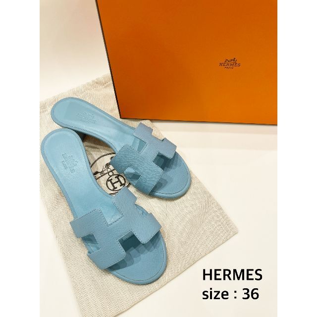 定番のお歳暮 Hermes 【未使用に近い】HERMES＊オラン・サイズ36