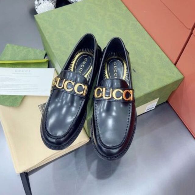 グッチ GUCCI レザー ウィメンズ ローファー 37 | paymentsway.co